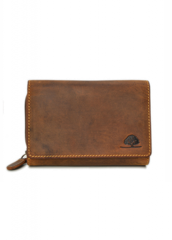 Vintage Damen RV- Kombibörse RFID Leder